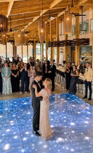 Colorado Wedding Venue LED Dance Floor